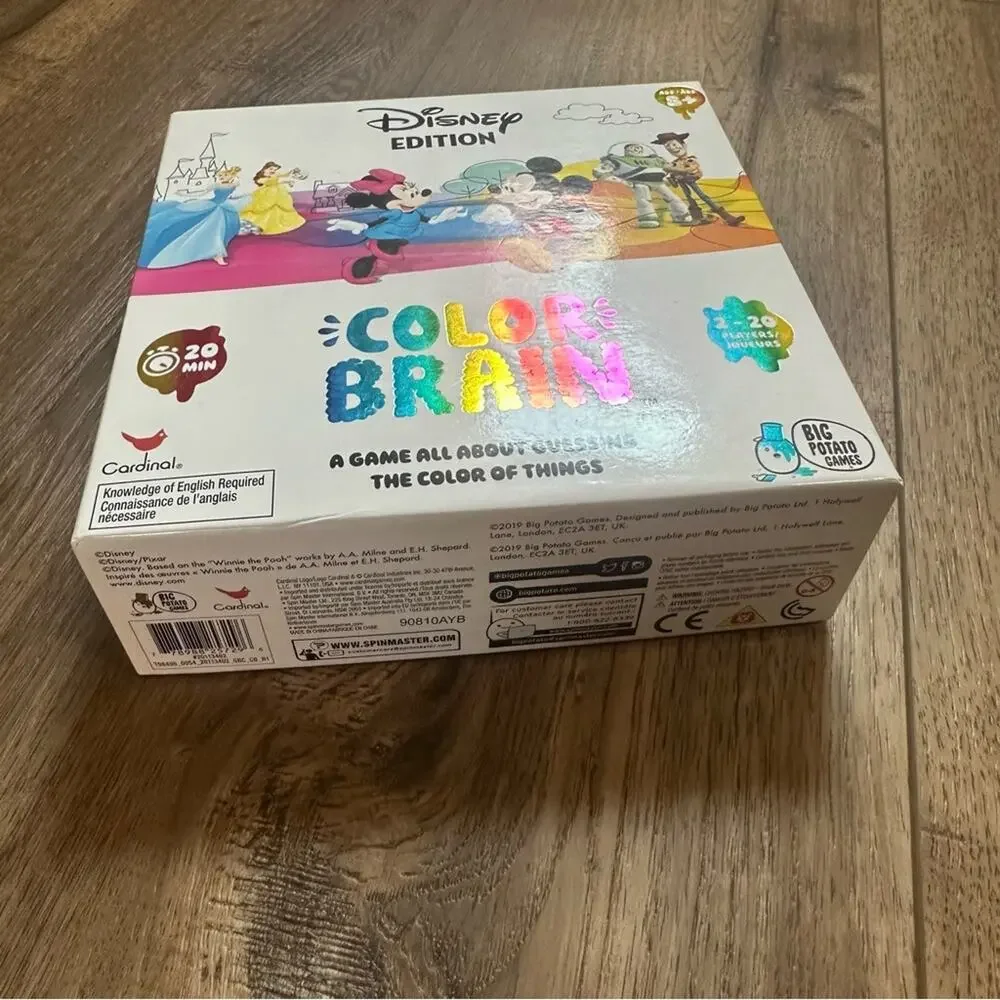 Color Brain DISNEY EDITION, family game, holidays, 2-20 players, HAS ALL PIECES!